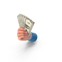 US 1 Dollar Notes Holding Hand Money PNG & PSD Images