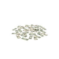 US 1 Dollar Notes Many Ground Money PNG & PSD Images
