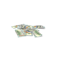 US 100 Dollar Money Few Notes On Ground PNG & PSD Images