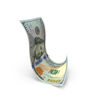 US 100 Dollar Money Falling Note PNG & PSD Images