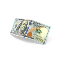 US 100 Dollar Money Slant Falling Note PNG & PSD Images