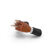 Bill Count US 50 Dollar Money Notes Black Hand Hold PNG & PSD Images