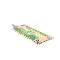 US 50 Dollar Money Note Single Ground PNG & PSD Images