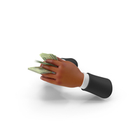 Bill Count US 20 Dollar Money Notes Black Hand Hold PNG & PSD Images