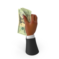 Bill US 20 Dollar Money Currency Notes Black Hand Hold PNG & PSD Images