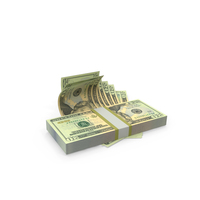 Cash Flow US 20 Dollar Money Lot PNG & PSD Images