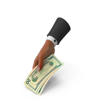 Giving US 20 Dollar Money Bill Hand Hold PNG & PSD Images