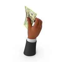 Hand Hold Money Bill US 20 Dollar PNG & PSD Images