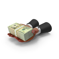 Helping Black Hands Loan US 20 Dollar Bill Money PNG & PSD Images