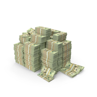 Heavy Cash US 20 Dollar Money Lots PNG & PSD Images