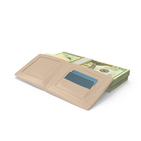 Leather Wallet Bill US 20 Dollar Money Bills PNG & PSD Images
