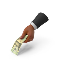 Left hand Giving US 20 Dollar Note Money PNG & PSD Images