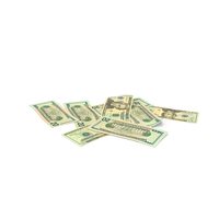 Pile US 20 Dollar Money Currency PNG & PSD Images