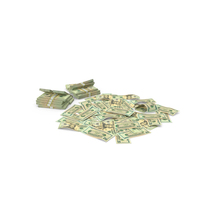 Pile US 20 Dollar Money Lots PNG & PSD Images