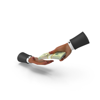 Taking Help Black Hand Loan US 20 Dollar Money PNG & PSD Images