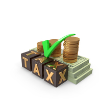 Tax Tick US 20 Dollar Money Notes Currency Bill PNG & PSD Images