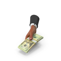 US 20 Dollar Lot Giving Black Hand Money PNG & PSD Images