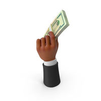 US 20 Dollar Lots Holding Black Hand Money PNG & PSD Images