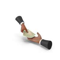 US 20 Dollar Money Bill Help Giving Notes Black Hand Hold PNG & PSD Images