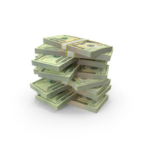 US 20 Dollar Money Currency Lot Stack PNG & PSD Images