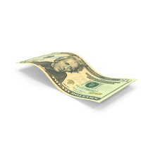 US 20 Dollar Money Falling Note PNG & PSD Images