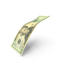 US 20 Dollar Money Note Single Fall PNG & PSD Images