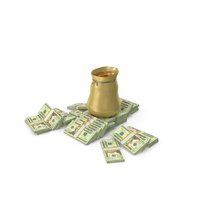 US 20 Dollar Money Notes Bag Coins Currency PNG & PSD Images