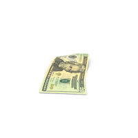 US 20 Dollar Money Single Note On Ground PNG & PSD Images