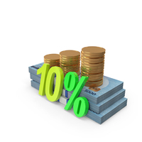 10 Percent Nigerian 1000 Naira Money Notes With Gold Coins PNG & PSD Images