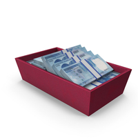Box With Lots Nigerian 1000 Naira Money Notes PNG & PSD Images