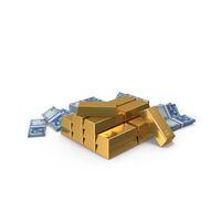 Gold Nigerian 1000 Naira Lots Money PNG & PSD Images