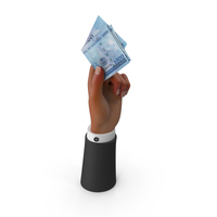 Hand Holding Raise Nigerian 1000 Naira Bill PNG & PSD Images
