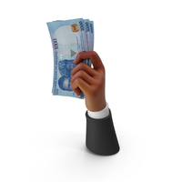 Nigerian 1000 Naira Money Bill Notes Hand Hold PNG & PSD Images