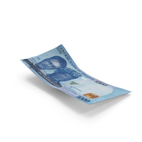 Nigerian 1000 Naira Money Falling SIngle Note Ground PNG & PSD Images