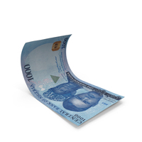 Nigerian 1000 Naira Money Fly Note PNG & PSD Images