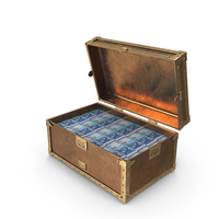 Nigerian 1000 Naira Money Treasure Box Treasure PNG & PSD Images