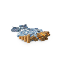 Pile Nigerian 1000 Naira Money Lots Gold Coins PNG & PSD Images