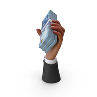Raising Hand Win Nigerian 1000 Naira Money PNG & PSD Images