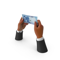 Single Nigerian 1000 Naira Money Note Hand Hold PNG & PSD Images