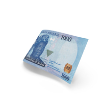 Single Nigerian 1000 Naira Note Money PNG & PSD Images