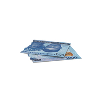 Split Two Top Nigerian 1000 Naira Money Note PNG & PSD Images