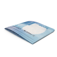 Two Nigerian 1000 Naira Note Fold Money PNG & PSD Images
