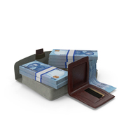 Wallet Bag Open Bill Nigerian 1000 Naira Money PNG & PSD Images