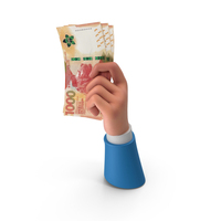 1000 Hong Kong Dollars Money Bill Notes Hand Hold PNG & PSD Images