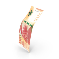 1000 Hong Kong Dollars Money Single Note Falling Vertical PNG & PSD Images