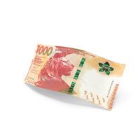 1000 Hong Kong Dollars Money Slant Falling Note PNG & PSD Images