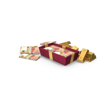 Box Gold Biscuit Lots 1000 Hong Kong Dollars Money Notes PNG & PSD Images