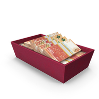 Box With Lots 1000 Hong Kong Dollars Money Notes PNG & PSD Images
