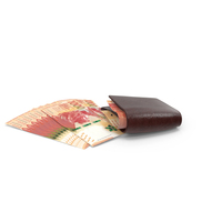 Brown Wallet Close 1000 Hong Kong Dollars Money Bill PNG & PSD Images