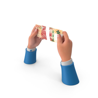 Cut Split 1000 Hong Kong Dollars Money Cash Hand Hold PNG & PSD Images